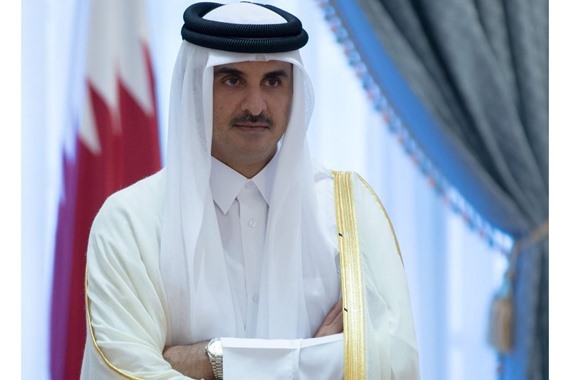 صورة اقتحام قصر أمير قطر من قِبل مسلحين